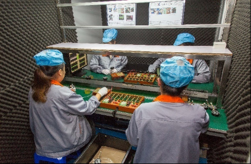 Shenzhen Xindonghui Technology Co., Ltd ligne de production en usine