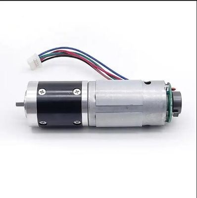 Moteur à engrenages planétaires à couple élevé 28 mm 12 V Boîte de vitesses électrique Moteur à courant continu avec codeur