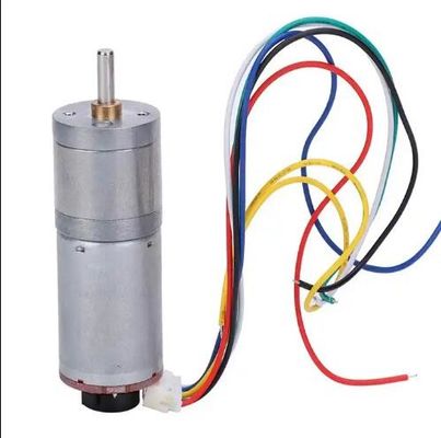 Moteur à engrenages à courant continu de 25 mm en cuivre réducteur de vitesse du moteur micro électrique à engrenages