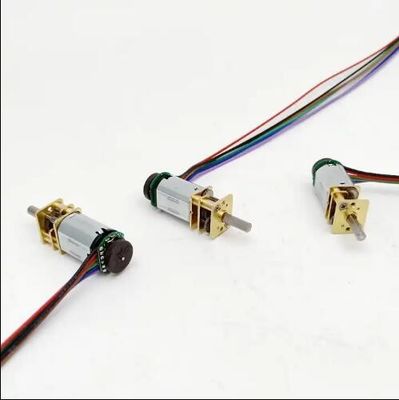 Moteur à micro engrenage à courant continu de 12 mm, moteur à impulsion de Houle, encodeur de précision, moteur à courant continu à faible décélération