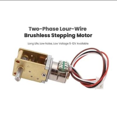 Moteur à engrenage à ver de 12 mm à angle droit DC à aimant permanent sans pinceau