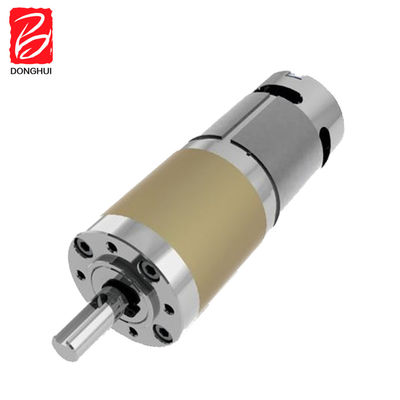Moteur à engrenages planétaires 12V / 24V à courant continu de 10 à 100W avec longueur d'arbre personnalisée