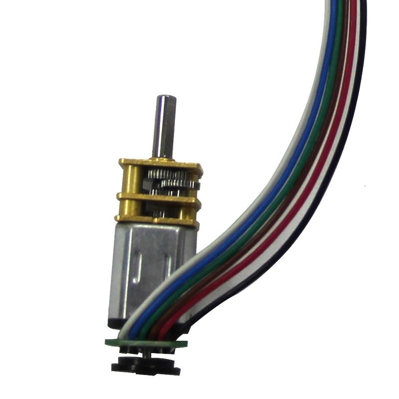 Moteur à engrenages à courant continu à micro brosse de 12 mm de diamètre GM12 - N20 Moteur à engrenages de 12 tours par minute avec codeur