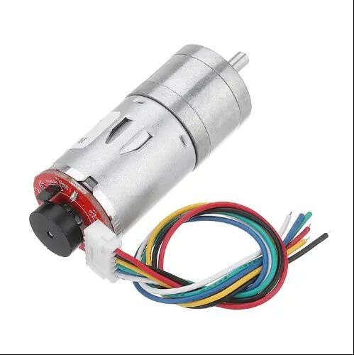 Moteur à engrenages à courant continu de 25 mm en cuivre réducteur de vitesse du moteur micro électrique à engrenages